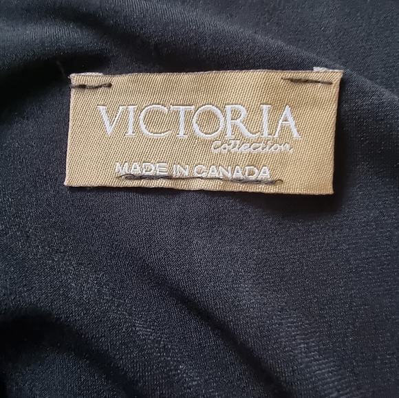 Vintage Victoria Chiffon Layered Poncho Style Floral Top - Picture 7 of 7